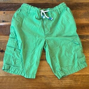 Mini Boden Green Cargo Kids Shorts size 11y